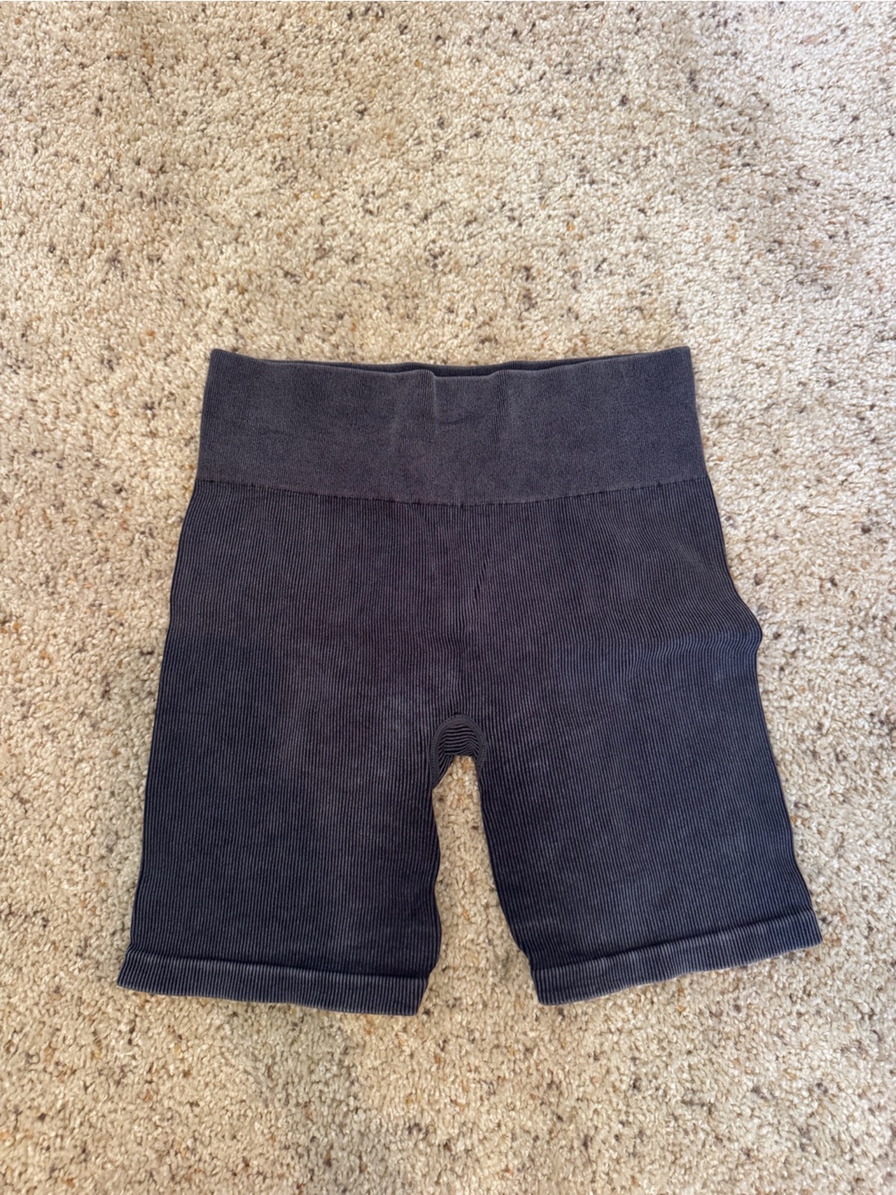 Gilly Hicks dark grey Ribbed Bike Shorts